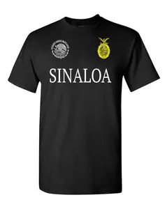 Sinaloa Mexico Mexican State Black T-shirt
