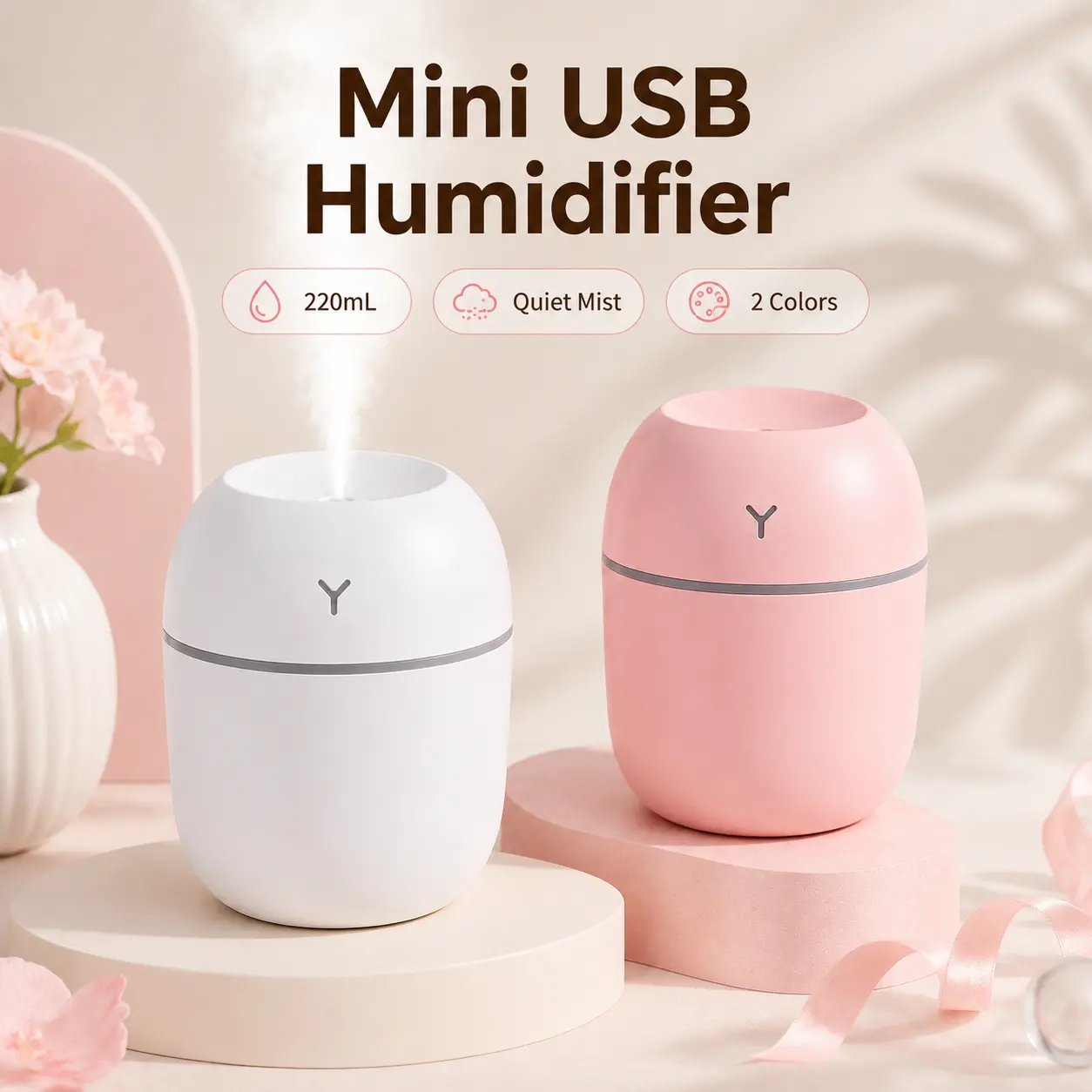 Aromatherapy Essential Oil Diffuser Humidifier - Color-Changing Night Light, Home Bedroom Humidity Control, Fresh Mist Atmosphere Relaxation Device