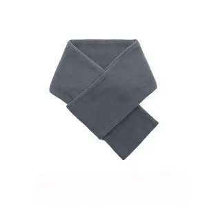Autumn And Winter Warm Scarf Fashion Simple Solid Color Men's Polar Fleece 80*14 Mid-Length Business Versatile Chic Style
