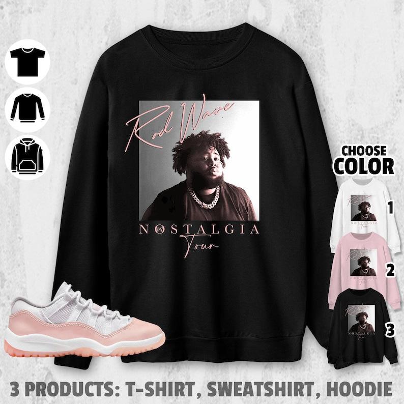 Rd Wave Nostalgia Unisex Color Shirt To Match AJ 11 Low Legend Pink, Shirt In Light Pink To Match Sneaker NA