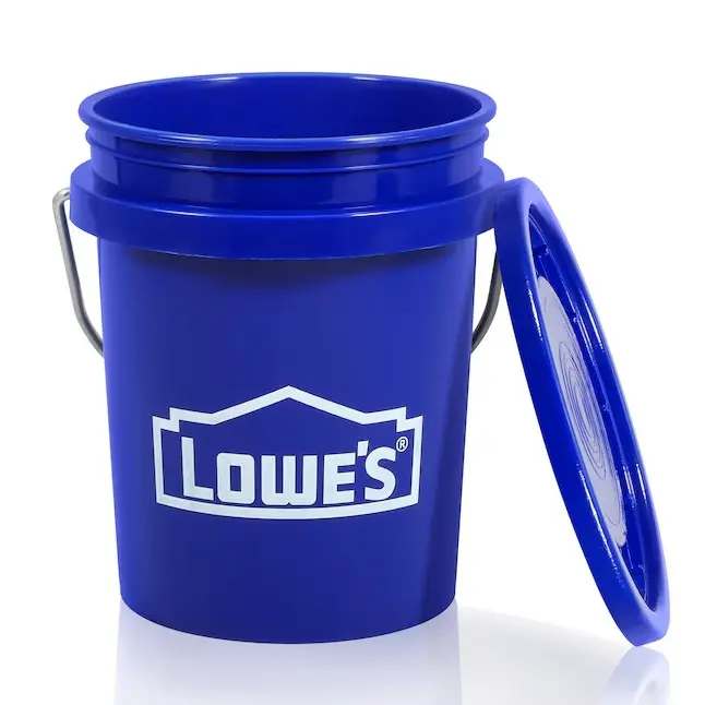 Blue Mini Bucket with Lid – Plastic Gift Basket, Desk Organizer, Pen Holder, Party Favor Blue Mini Bucket with Lid – Plastic Gift Basket, Desk Organizer, Pen Holder, Party Favor
