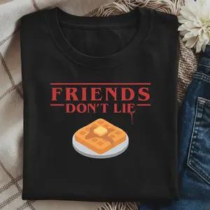 Don't Lie Coffee Mug, Stranger Fans Gift, Sci-Fi Inspired Cup for Teens and Adults, Pop Culture Graphic Tea Cup, Waffle, Retro 80s Vibe - sts10044