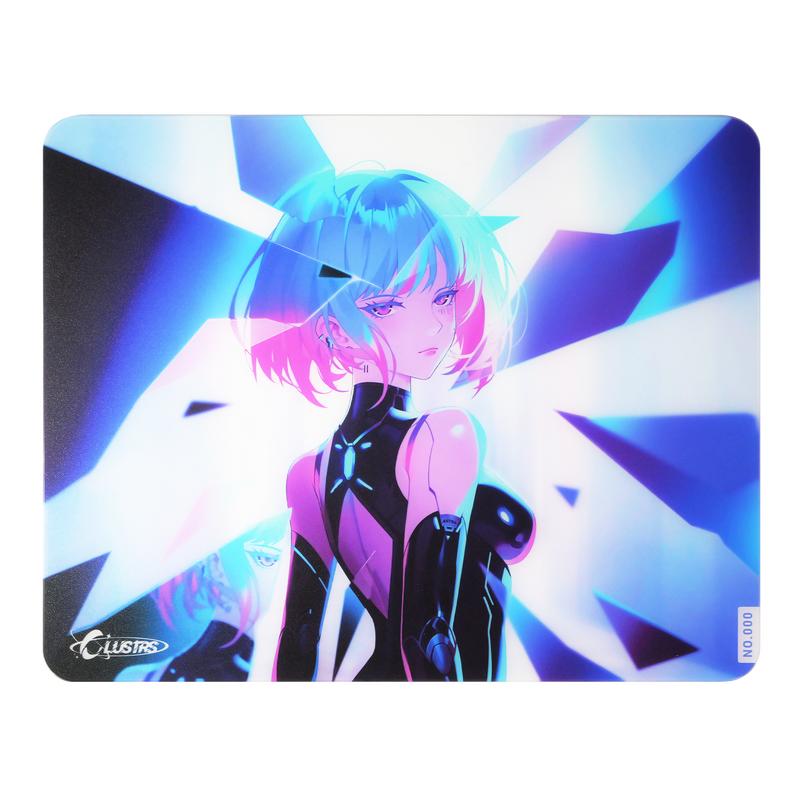 Clustrs ASTRA Gaming Glass Mouse Pad – Limited Edition, Precision Glide – 400*500*2.5mm – 2.5D edge