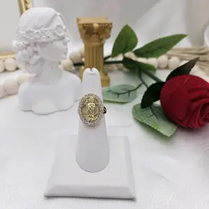 valdiviajewelry #2284 St. Jude ring, 14k gold plated, High Quality