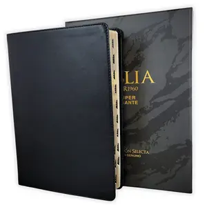 Biblia Letra Súper Gigante 19 puntos RV1960, piel genuina negro con índice