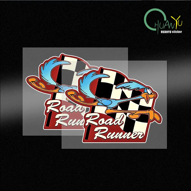 ROAD RUNNER Wile E. Coyote American cartoon car sticker, motorcycle, car, ATV, waterproof sticker