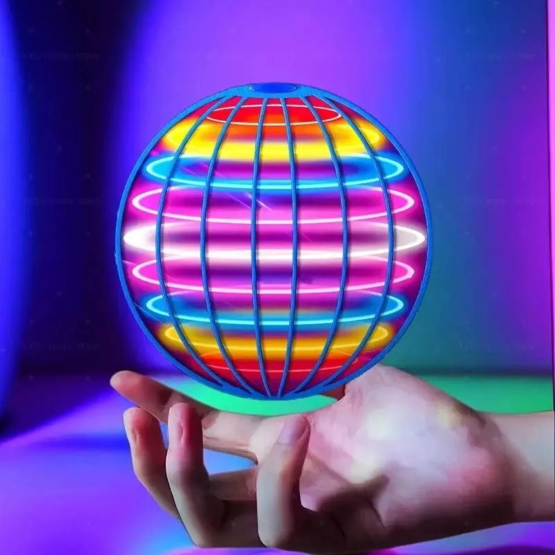 Auto Spinning LED UFO Flying Ball Toy - Floating Magic Orb, Outdoor Sports Toy, Ideal Children's Birthday Gift