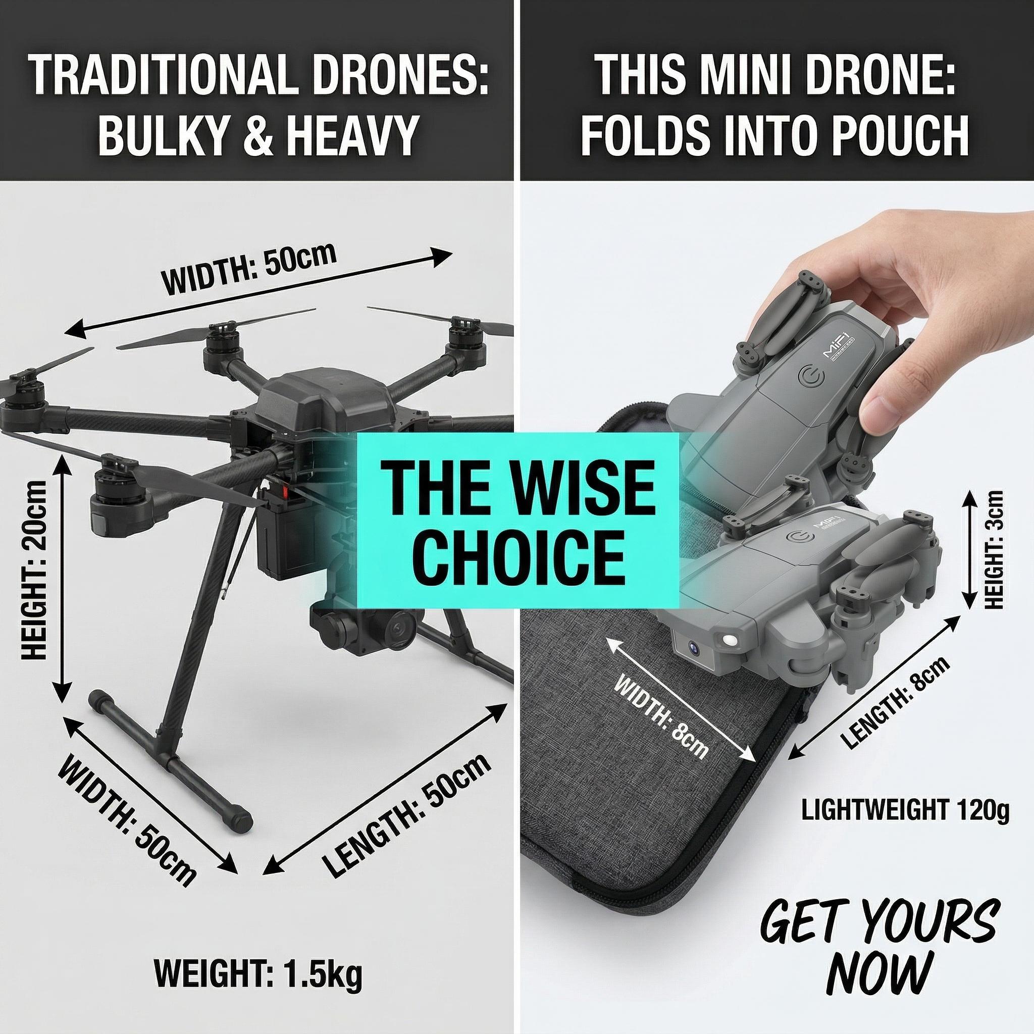 Mini Flying Toy Beginner-Friendly Toy RC Airplane with One-Touch Takeoff/Landing, Hover, Spin & 360° Flips