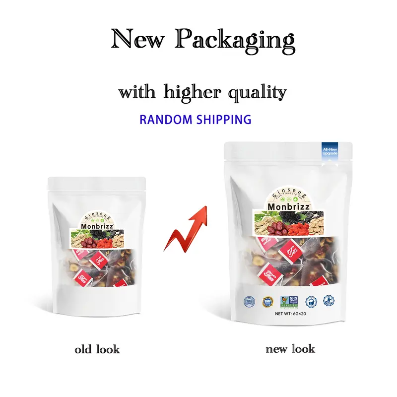 Ginseng Five Treasure  Wolfberry Tea Men's Health Mulberry Herbal Tea 20/40/60bags - Beverage 1