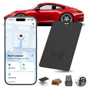 Security SmartTrack Card, Works with Apple Find My (iOS Only), Wallet Tracker, Phone Finder, Up to 3-Year Battery Life(Android Not Supported), IP68 Waterproof, for Keys. Luggage, Suitcase, Backpack