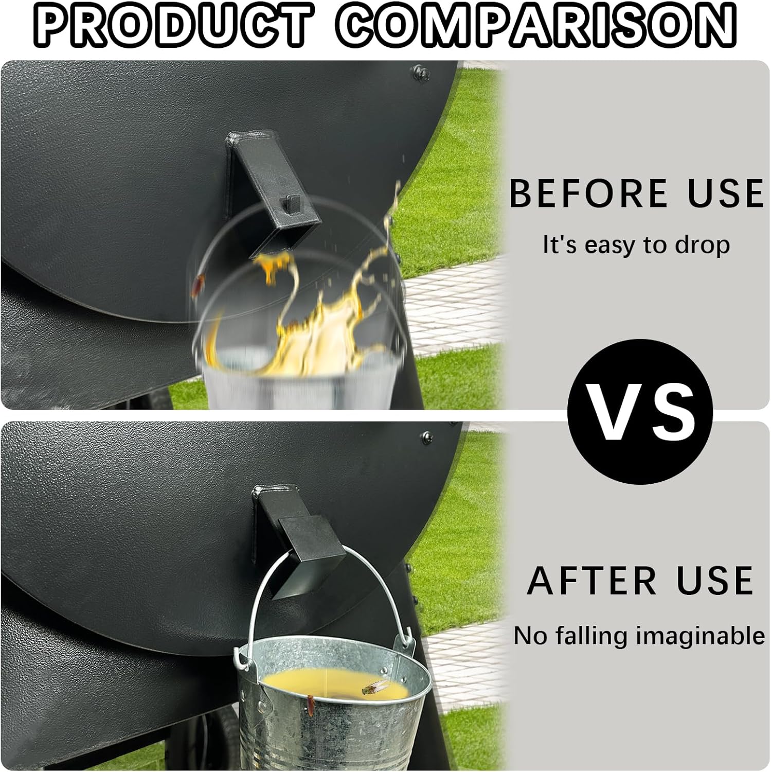 Traeger Grease Chute Cover for Ironwood 885 Pro 780 Pro Series 22 No Touch Metal Trap Accessory for Pellet Grills Enhances Functionality