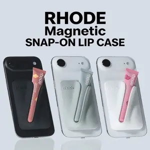 RHODE Magnetic SNAP-ON LIP CASE Lip Holder with MagSafe for iPhone 17 Air 16 15 14 13 12 Pro Max Gloss Cases Compatible with MagSafe Functionality
