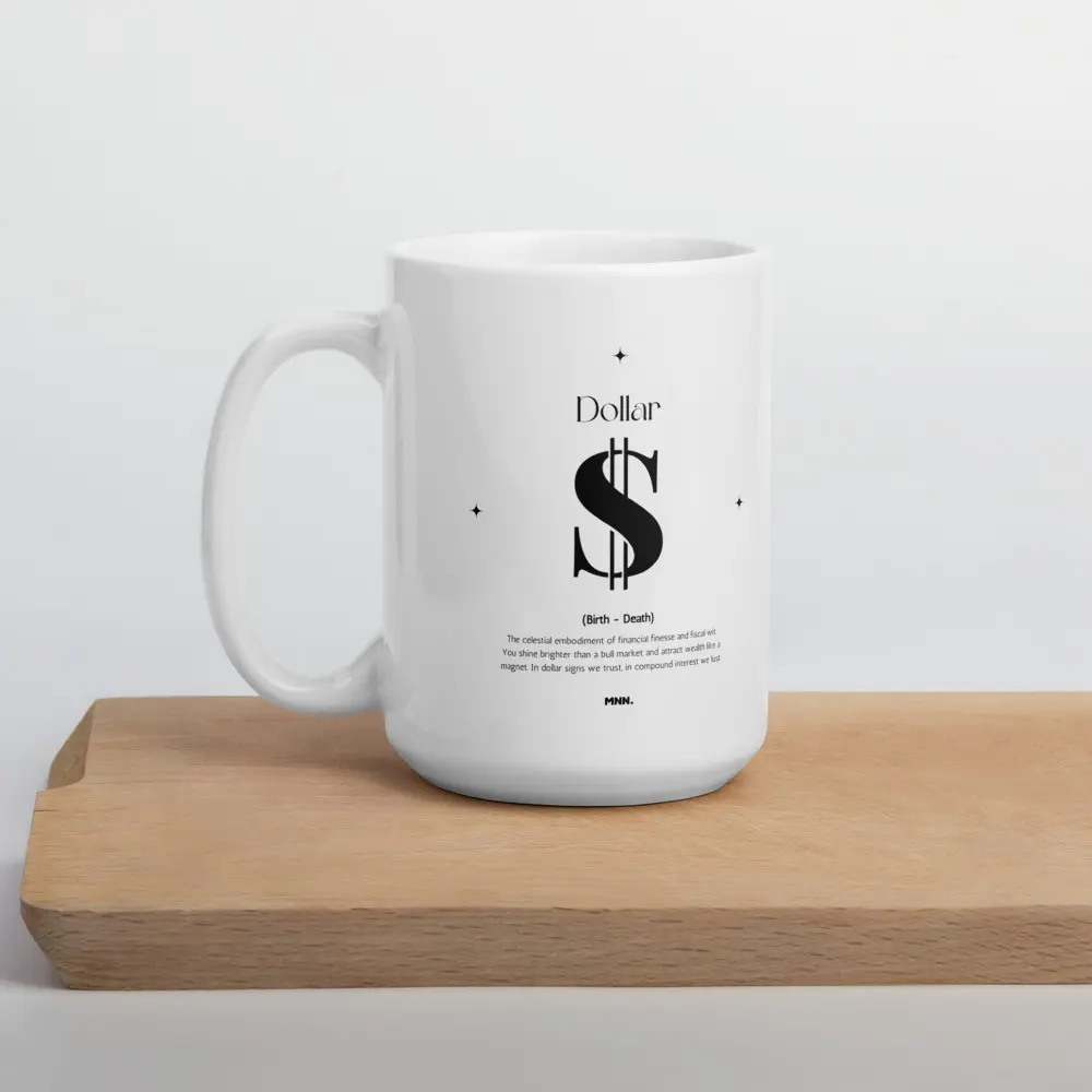 Dollar Astrology Star Sign Coffee Mug Washable Ceramic - TikTok Shop