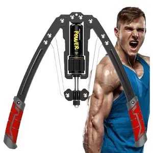 Adjustable Hydraulic Arm Twister (22–440lbs) – Chest Expander & Upper Body Strength Trainer | Home Gym Equipment for Arms, Chest & Shoulders