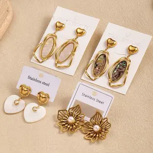 4Pcs of Stainless Steel Earrings