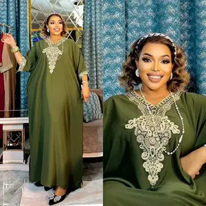 Abayas For Women Dubai Luxury 2026 Chiffon Boubou Muslim Fashion Caftan Marocain Wedding Evening Party Dresses African Clothes