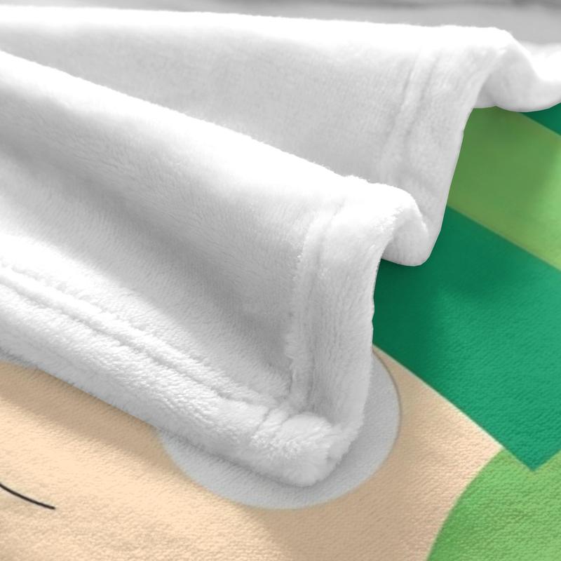 South Park Kyle Green Hood Throw Blanket - Classic Character Close-Up, Soft & Vibrant