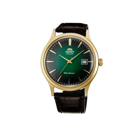 Orient Bambino Version 4 42mm Round Fully Automatic Stainless Steel Classic Analog Dress Watch - TAC08002F0, Business Casual Wristwatch, Daily Wear, Classic Analog Watch