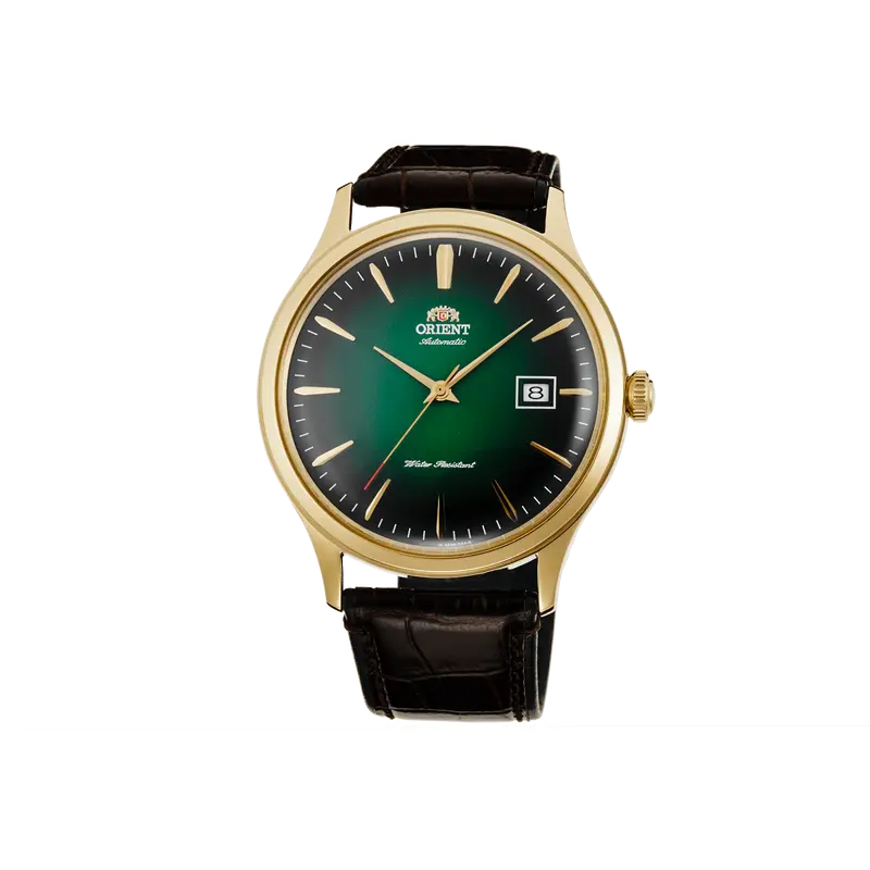 Orient Bambino Version 4 42mm Round Fully Automatic Stainless Steel Classic Analog Dress Watch - TAC08002F0, Business Casual Wristwatch, Daily Wear, Classic Analog Watch