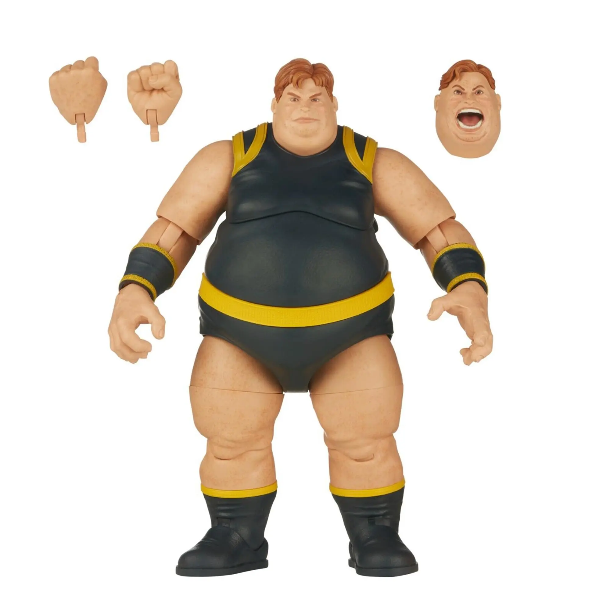 Marvel Legends X-Men 60th Anniversary 6-Inch Action Figure - The Blob, Unisex Blob Figure, Figurines for Collectors, Gifts for Boys