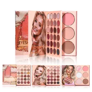 Three-Layer Bookshelf Makeup Palette, 48 Color Eyeshadow, Matte, Shimmer, High Pigment, Highlighter & Contour Powder, Long-Lasting