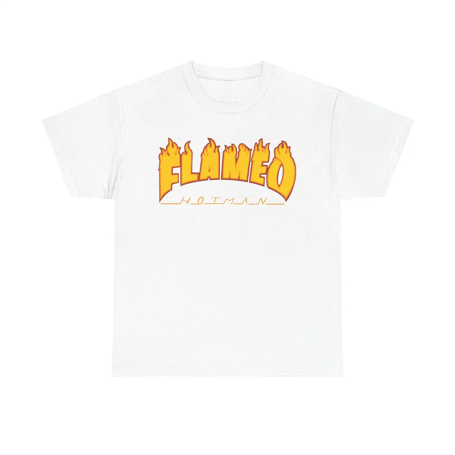Elemental Legend: Fire Nation Greeting Quote Thrasher Inspired Unisex Heavy Cotton Tee