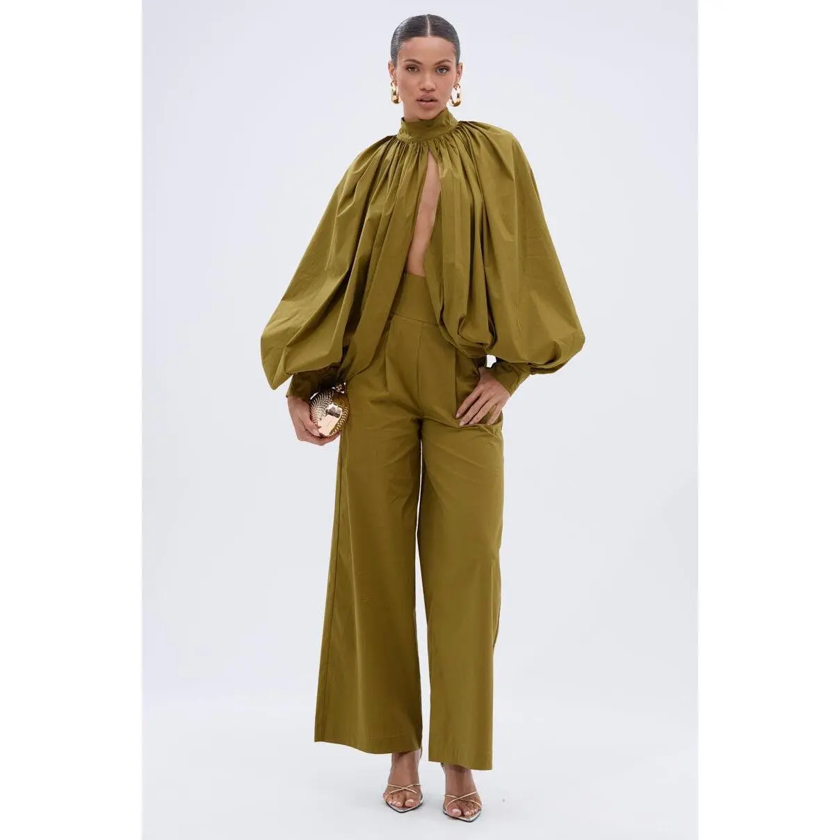 GOLD COAST WIDE LEG PALAZZO PANT