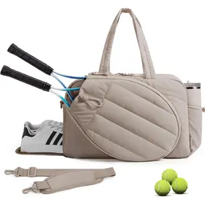Tennis Gym Bag for Women, Tennis Backpack Holds 2 Rackets with Shoe Compartment,Laptop Gym Backpacks for Court, Off-work, Everyday & Overnight Weekend