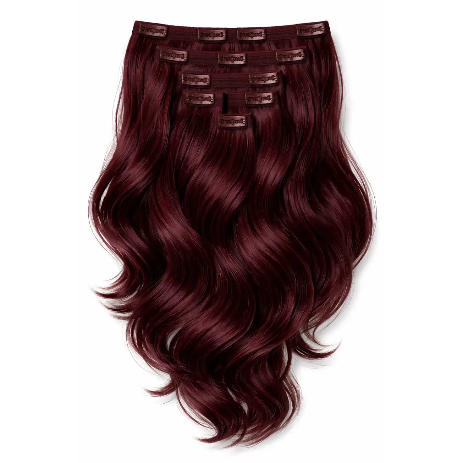 Millionaire Artistry Human Hair Clip-Ins, Color 35, Thick Hair Option for Wedding & Casual Looks, Safe for Flat Iron & Blow Dry Use, Clip Hair Extensions