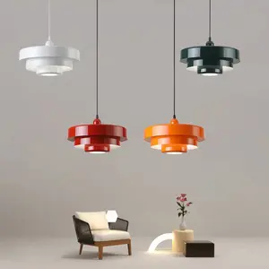 Nordic LED Pendant Light, Simple Cream Style, Warm Light for Restaurant, Bar, Bedroom, Study Room, Living Room Decorative Lamp