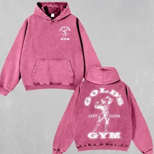 Gold's Gym Classics Washed Hoodie & Tee, Gym Washed Heavyweight Cotton T-shirt, Workout Tee, Sport Gift, Gymnastic Merch Fan , Streetwear Washed Tee, Vintage Hiphop Washed Shirt, Retro Washed Tee, Limited Design For Sport Menswear L5O