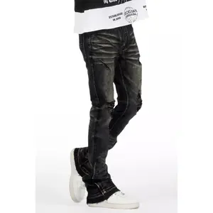 Jaymes Grey Stacked Flare Jean