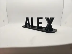 3D Name Flip!  Mind bending optical illusion!