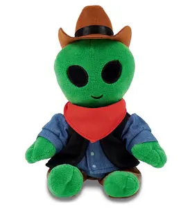 6" PLUSH - ALIEN COWBOY DRESS UP