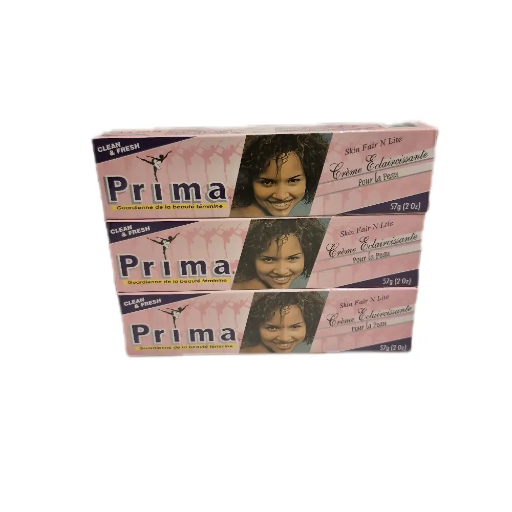 Prima 3 Pack Cream for Face and Body Moisturizer - Clean & Fresh Skin Fair N Lite Creme Educrisante Pour la Peau