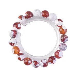 Red orca agate The Stone of Courage Fashion bracelets Handmade bracelets Couple style