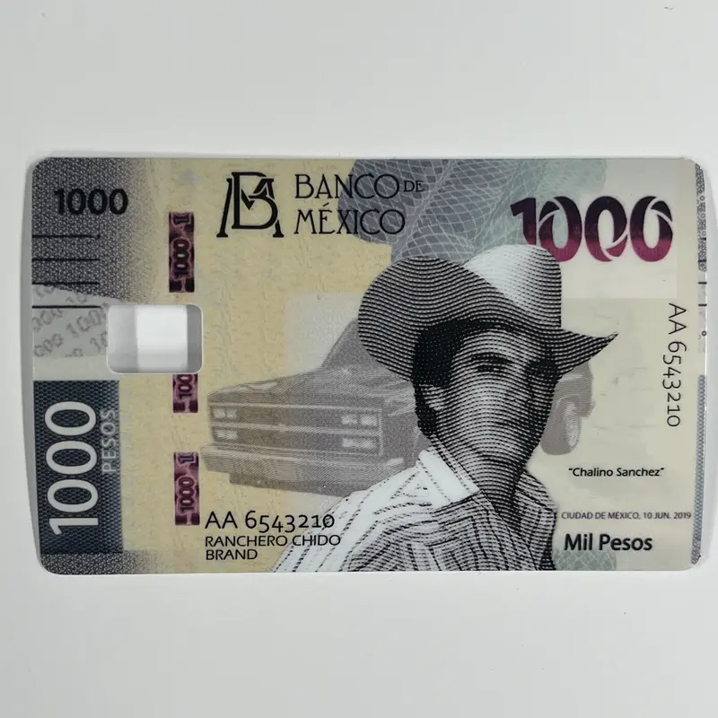 Chalino Sanchez with Truck 1000 Pesos Debit/Credit Card Sticker Cover