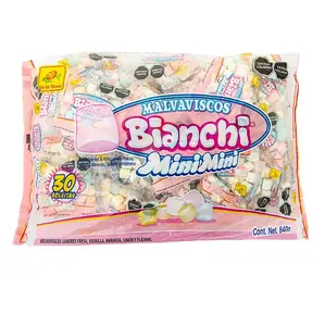 Bombon Mini Mini Bianchi Malvaviscos / 30 Pieces Bag /