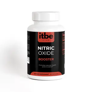 Nitric Oxide Booster — AAKG, L-Arginine HCl & L-Citrulline Malate | Blood-Flow, Pump & Endurance Support (60 Capsules)