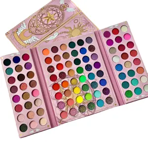 Cartoon Pattern 96-Color Eyeshadow Palette, Pearlescent Matte Glitter Eyeshadow Makeup Palette, New Multi-Color Best-Selling Women's Makeup Eyeshadow Foundation Palette