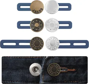 6 count Button Extenders for Jeans, Pants Waistband Expanders, Instant  Extender Buttons for Women and Men, No Sew Jeans  Extension 1.1-1.8 Inches
