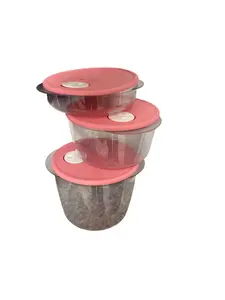 Policarbonato Pink Clear 3.3L & 2L Set Durable Containers Policarbonato Pink Clear 3.3L & 2L Set Durable Containers