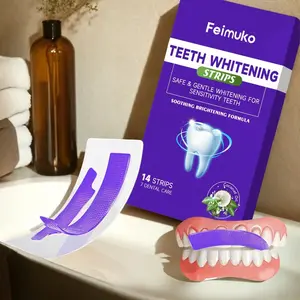 42pcs Teeth Cleaning Strips, Gentle Teeth Care Stickers, Daily Oral Hygiene, Liquid Form, Contains No Alcohol or Aerosol