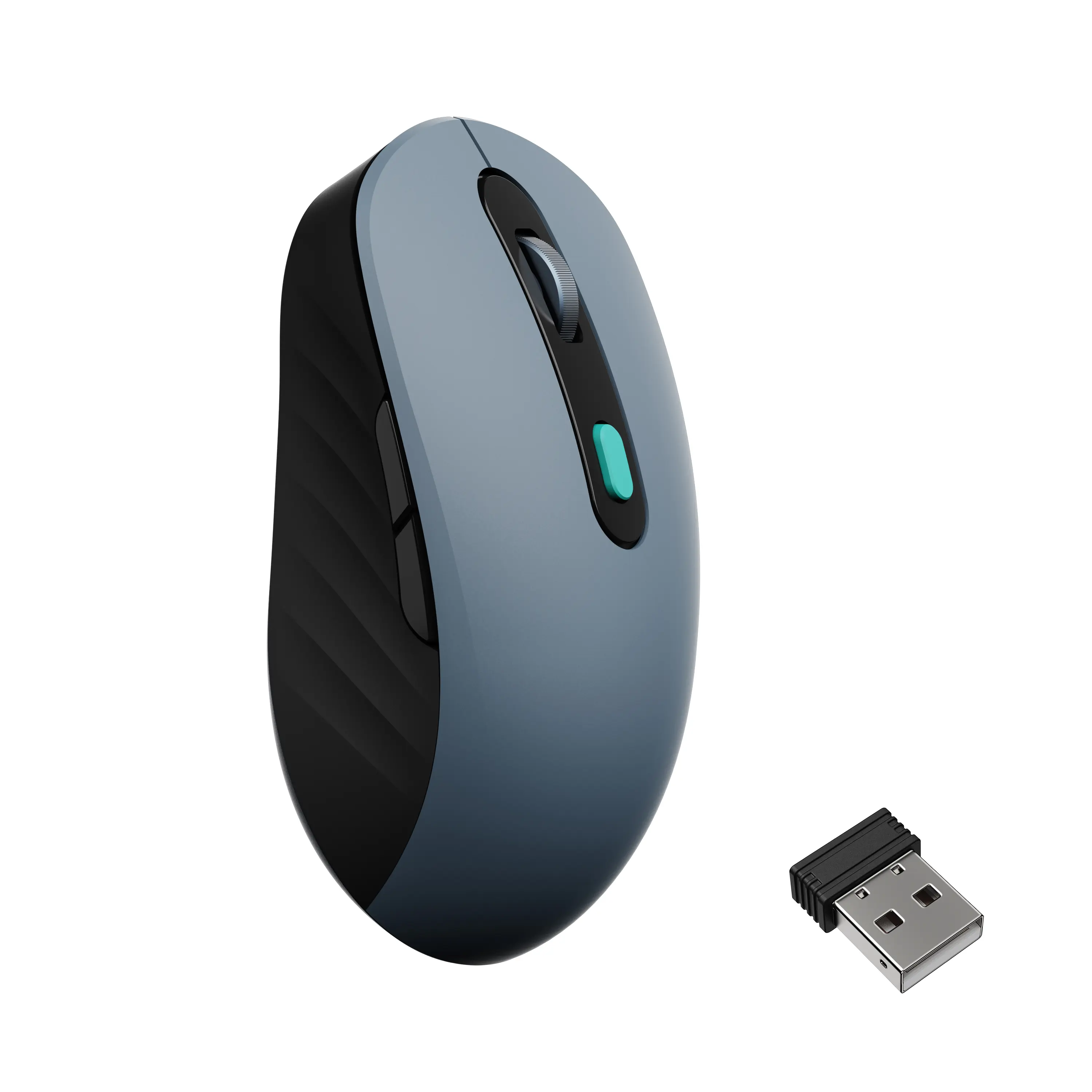 Keychron BM25 Quiet Click Wireless Mouse, Best Value Bluetooth 5.2/2.4GHz/USB-C Mouse, 1000Hz Polling, PAW3212 Sensor, Ergonomic 79g Lightweight Design, 98H Battery, DPI Button for Office, Laptop & Daily Work