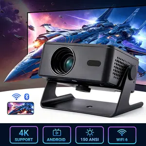 Portable Projector A32, 1080P Full HD Home Theater Projector with Built-in Audio, Auto Focus & Keystone Correction, Android 13, WiFi & Bluetooth, Remote Included
