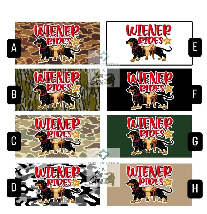 WIENER RIDES 25 CENTS Funny Novelty License Plate - Aluminum Vanity Front Car Tag for Trucks, SUVs - Gag Joke Auto Decor, Prank Gifts for New Driver Teenagers, 12x6 Inch Metal Plate