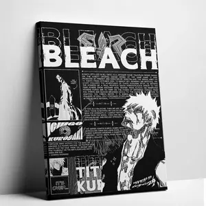 Manga Wall  Ichigo Kurosaki Manga  Poster Must-Have for Bleach Enthusiasts Art