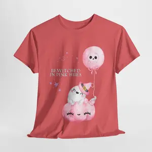 Bewitched in Pink Hues Cute Halloween T-shirt