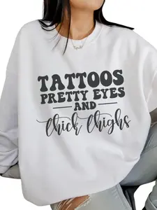Tattoos Pretty Eyes And Thick Thighs SVG | Tattoos Pretty Eyes And Thick Thighs Cut File | Tattoos Pretty Eyes And Thick Thighs