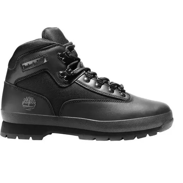 Men's Timberland Euro Hiker L/F Mid Black Full Grain (TB056038 001)
